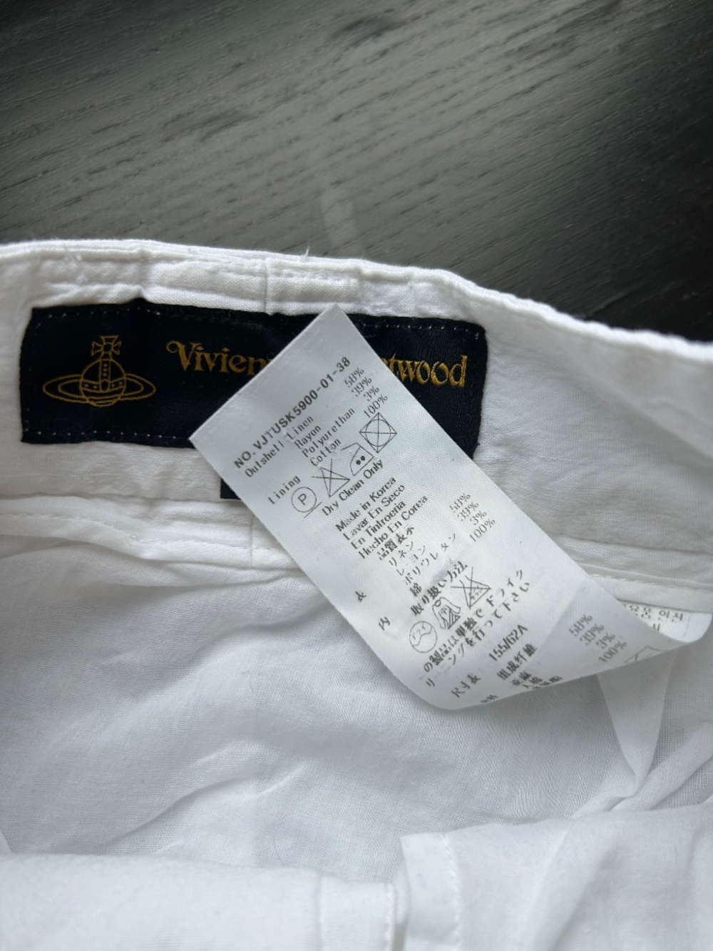 Vivienne Westwood Anglomania Linen-blend Summer Skirt - Picture 3 of 5